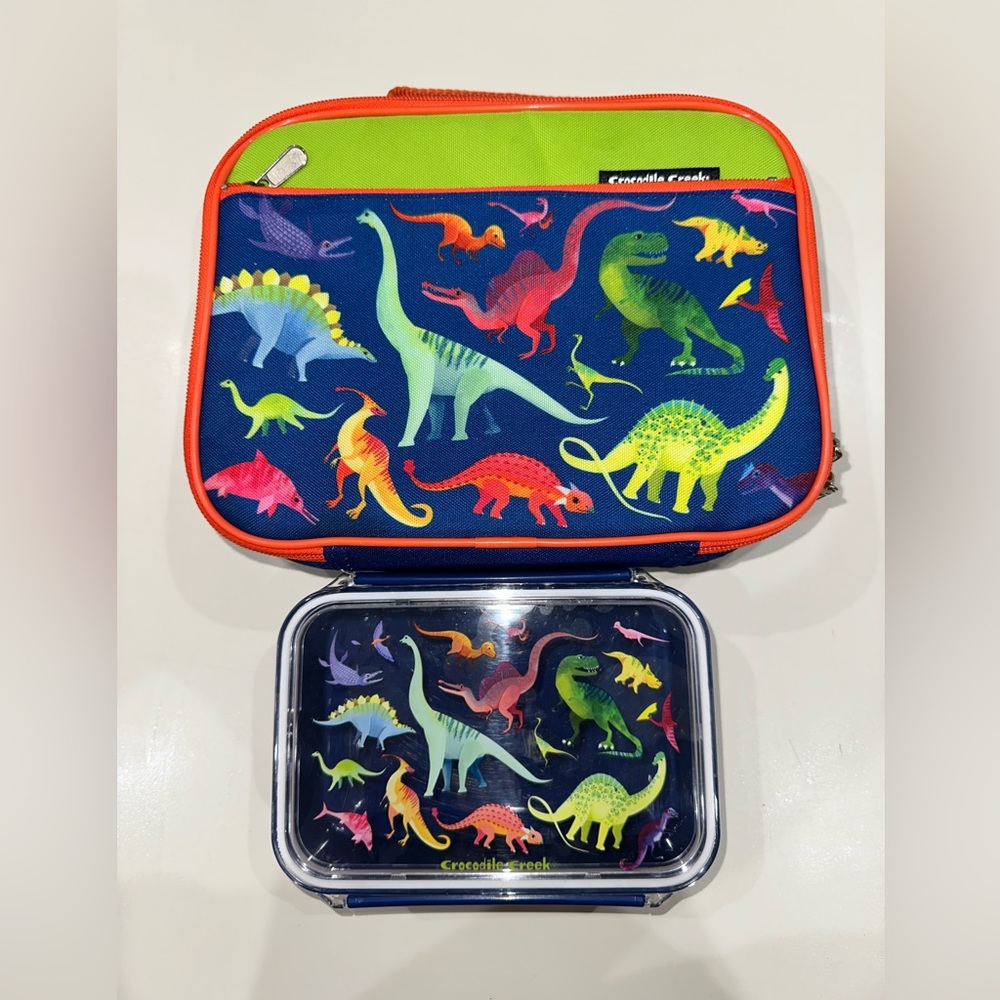 Crocodile Creek lunch box set